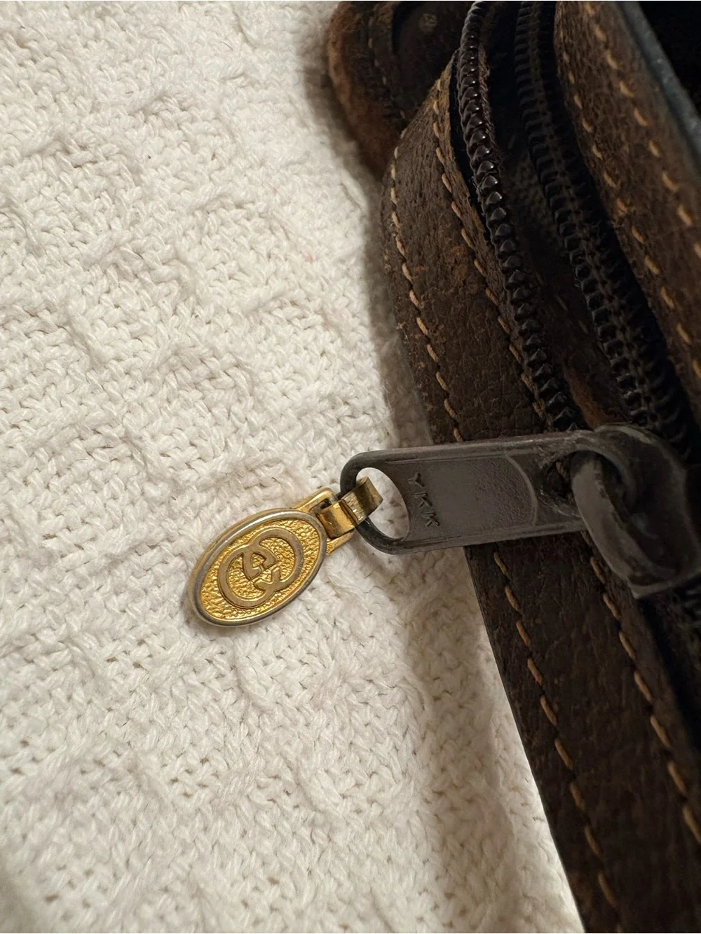 Gucci briefcase signature